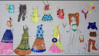 Куклы из бумаги с одеждой своими руками для детей Куклы из бумаги с одеждой своими руками для детей
