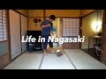 [Vlog] Rainy Nagasaki. The night after doing a big cleaning, I made and ate ramen.