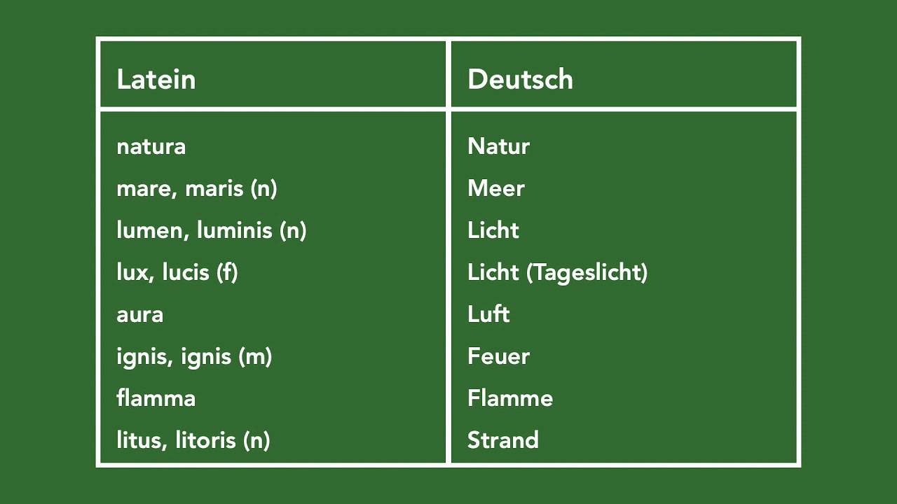 Wie Lerne Ich Latein Vokabeln Am Besten