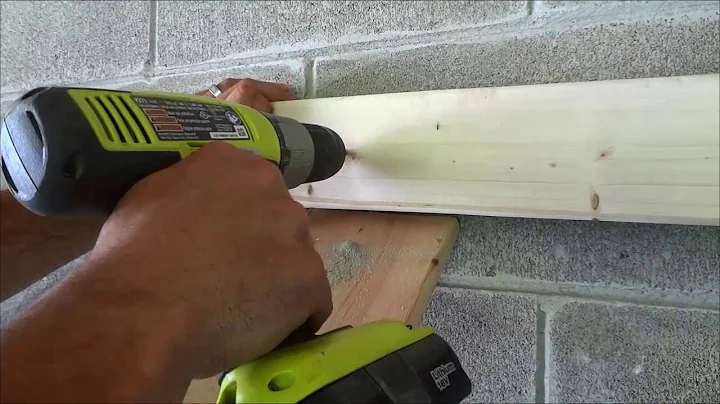 Using Tapcon Concrete Screws To Secure Wood To Cinderblock