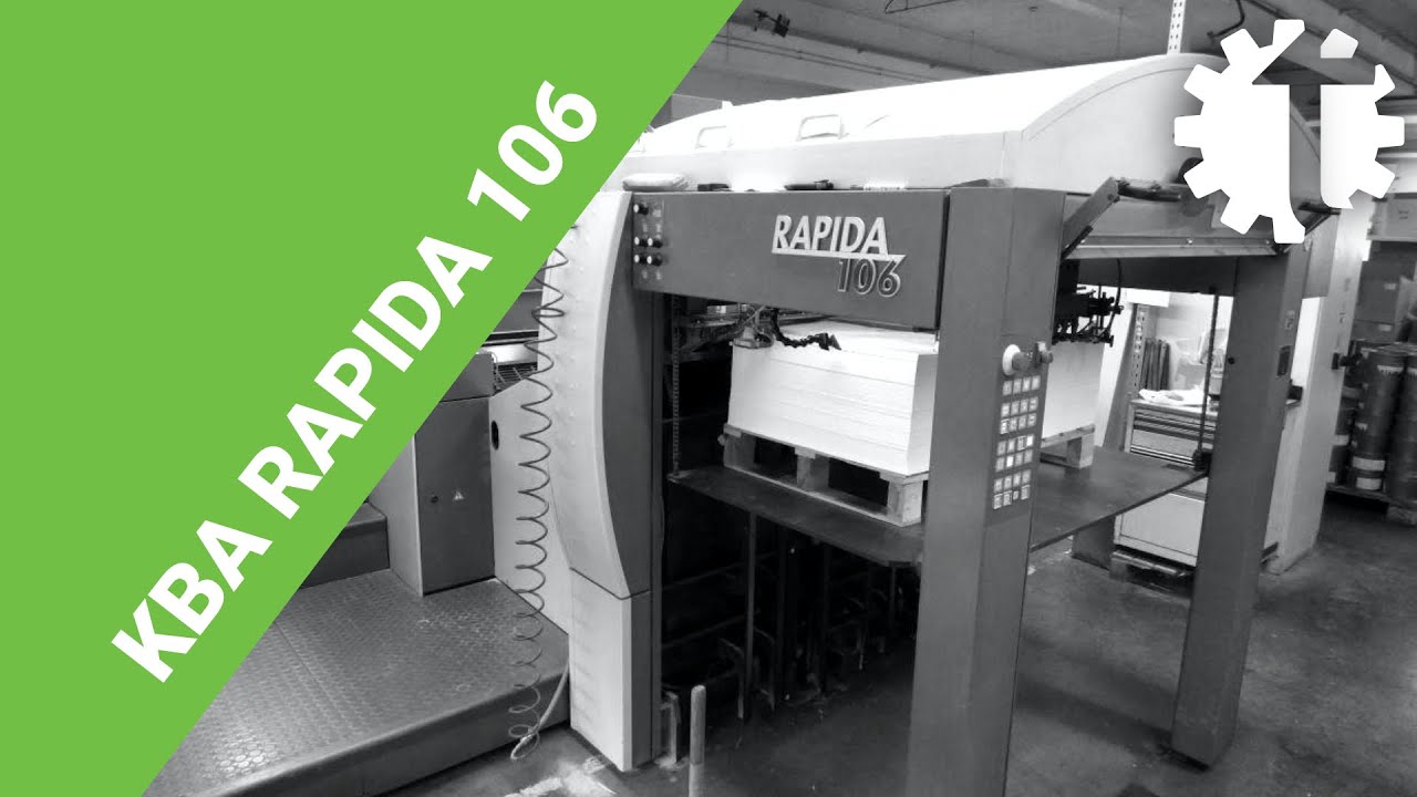 KBA Rapida RA 106-8 SW4 - SPC -  Sheet offset 8 colour press 