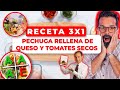 Receta 3x1: Pechuga Rellena de Queso y Tomates Secos 🥗
