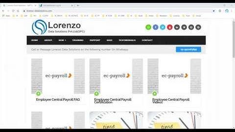 SAP SuccessFactors Employee Central Payroll Demo.