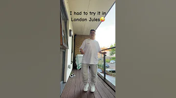I tried it in London @JustJulesC.😜❤️🤣 #shorts
