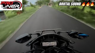 The Pure Sound Of Yamaha YZF - R15 V3 With ProLiner TR - 1 Short Fullsystem Exhaust