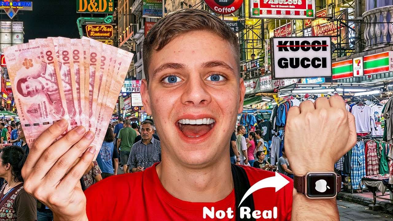 Spending £100 At The Biggest Fake Market In Thailand!
