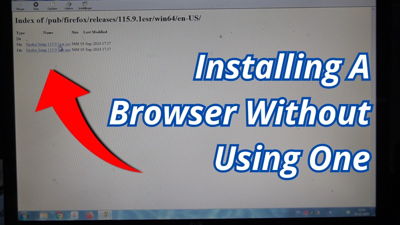 How To Install A Browser Without Using A Browser - YouTube