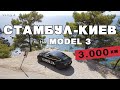 Автопутешествие на TESLA 3. Стамбул-Киев через Европу