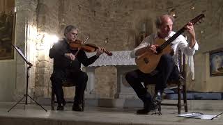 Massimo Agostinelli And Aurelio Venanzi Play Live Steve Hackett Horizons Viola And Guitar