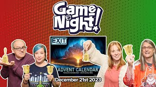 GameNight! 24 Days of Christmas - Exit: The Game Advent Calendar The Hunt for the Golden Book Day 21