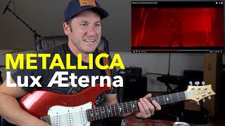 Guitar Teacher REACTS: Metallica: Lux Æterna (Official Music Video)