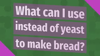 What can I use instead of yeast to make bread?