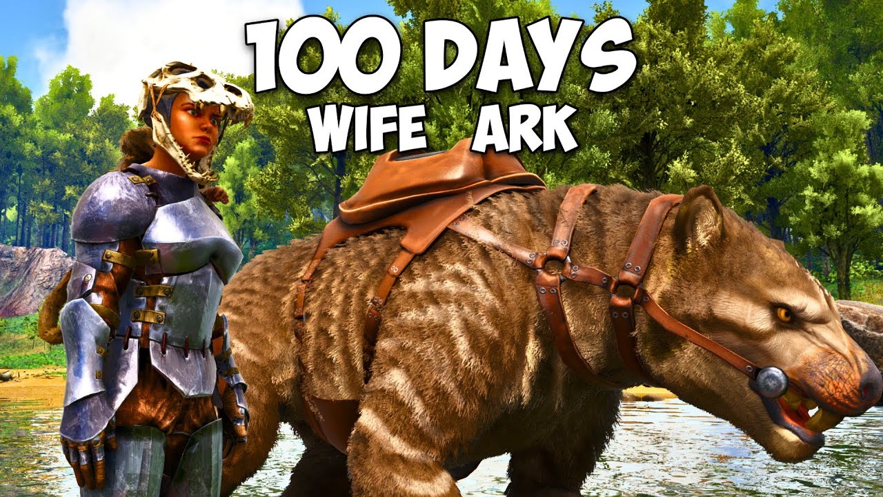 Me And My WIFE Play 100 Days Of ARK SURVIVAL EVOLVED!!! [3/10] - YouTube