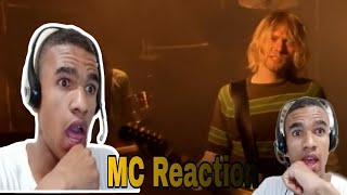 First time Arabian reacts to - Nirvana - smells like teen spirit (official music video)