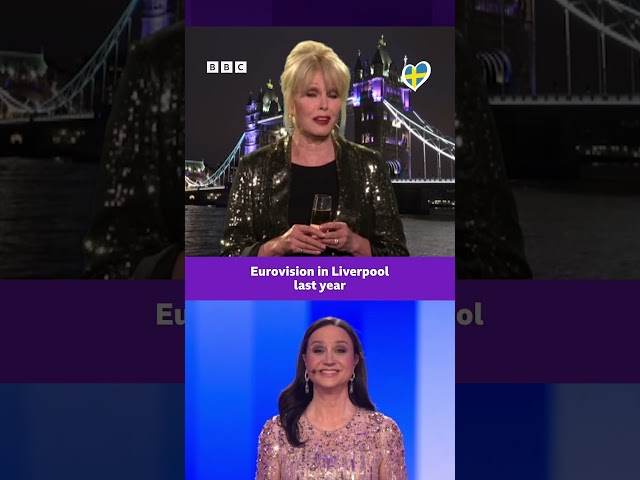 Sweetie, darling! Dame Joanna Lumley was absolutely FABULOUS at #Eurovision2024! 🇬🇧🥂  BBC class=