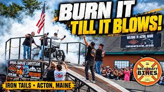 They Blew Up Their Bikes! | Iron Tails Burnout Competition