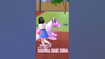 Thumbnail of Sakura Naik Kuda Dengan Lagu Naik Delman | Sakura School Simulator #shorts