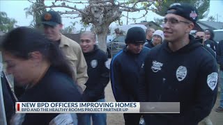New Bakersfield PD officers' first assignment puts them to work with Healthy Rooms Project