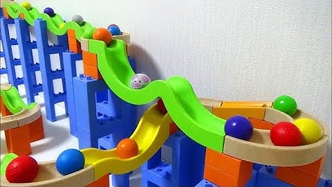 Marble Run Compilation from my WHO IS FASTER Channel ❤️ C4D4U