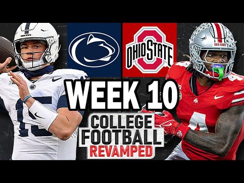 Penn State at Ohio State - Week 10 Simulation (2025 Rosters for NCAA 14 ...