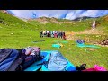 Ratti Gali To HansRaj KalaSar Lakes 4250 Meter Ratta Sar Pass Noori Lake &amp; Noori Waterfall In 1 Day