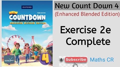 Oxford CountDown 4 Exercise 2e complete with Real life story sums| Enhanced Blended Edition|