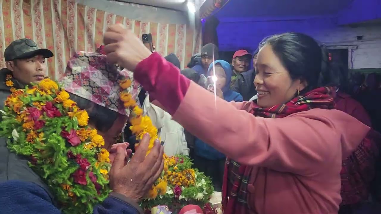 Dr: Mahabir pun  II नांगी गाउँमा  डाक्मटर - हावीर पुन लाइ भब्य स्वागत