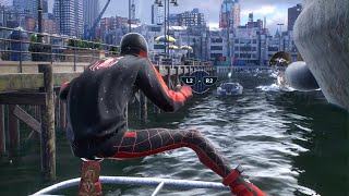 So This is what happens when you fail the boat quicktime event in Marvel's Spider-Man 2...