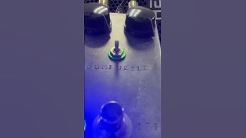 Lefa Pedals Bumfuzzle octave fuzz pedal with Agile Legacy 627 baritone guitar