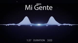 Video thumbnail of "mi gente - j balvin Instrumental"