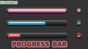 How To Create A Progress Bar - FILMORA X