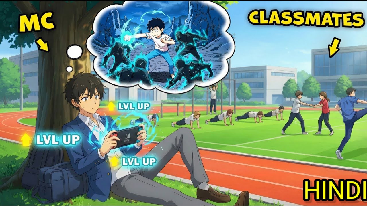 He Can Level Up by just Playing on His Phone while the Others have to Fight Monsters!-Manhwa Recap