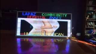 Yes, Lapaz community hospital signage by Appa led display screen Co, Outdoor  advertising electroni