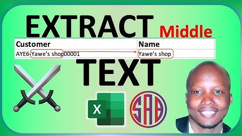 🪚Extract the middle text⚔️ eliminating the suffix & prefix Trick in Excel💯