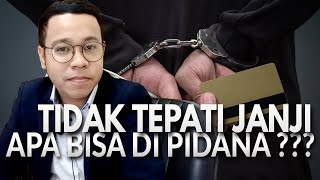 TIDAK TEPATI JANJI APA BISA DI PIDANA?? screenshot 2