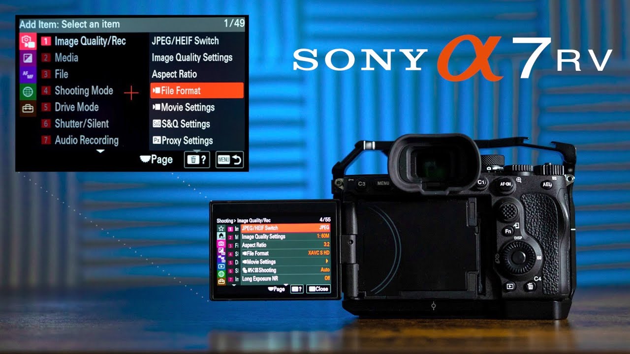 Sony α7R V ミラーレスカメラ α7R V English menu Sony A7RV - Menu Walk Through and Setup Guide - YouTube