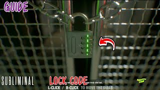Subliminal to the Maintenance | Lock Code Puzzle | Red and Green water pipe | L Click