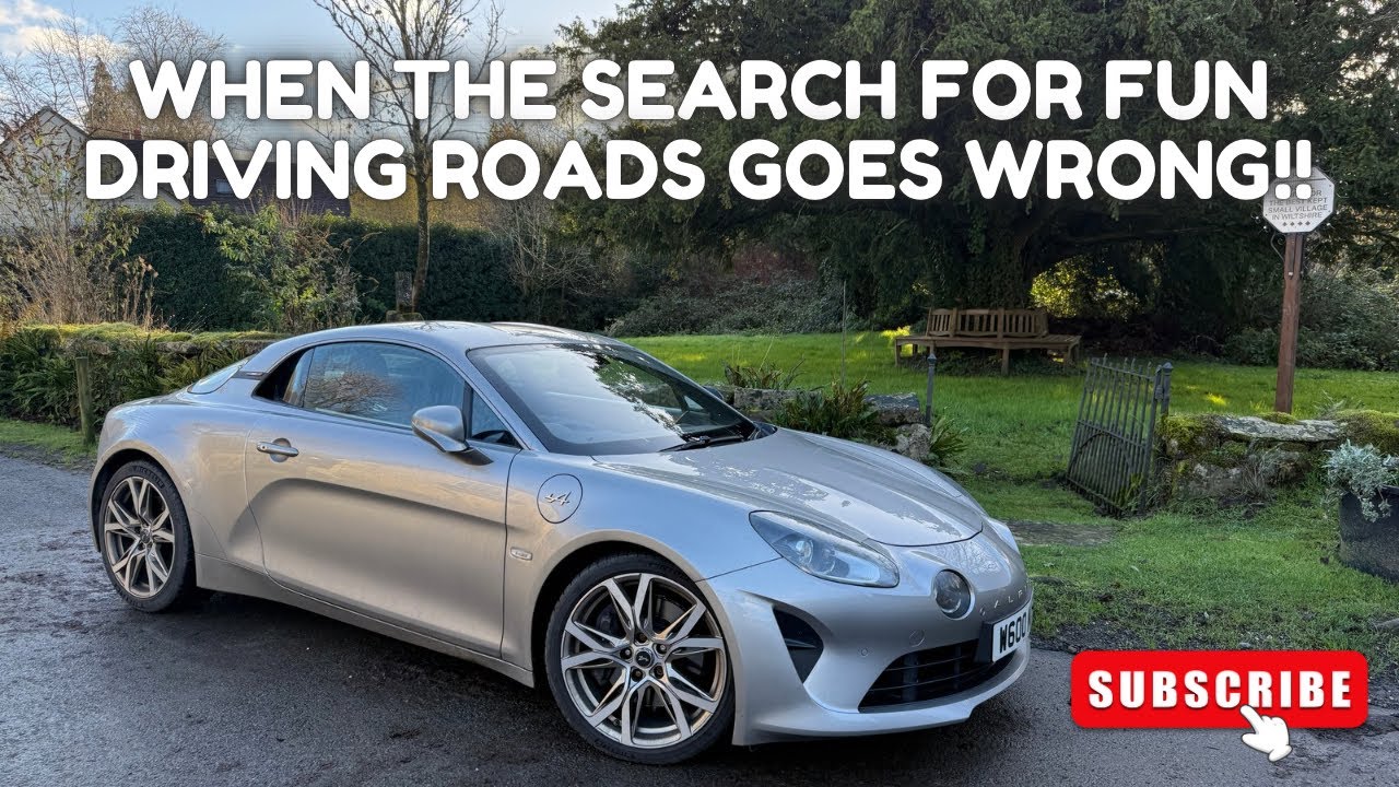 Alpine A110: When the search for fun driving roads goes wrong! 