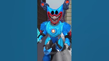 MECHA HUGGY WUGGY TITAN POPPY PLAYTIME 3 VS ZOONOMALY MONSTERS MONKEY TEAM BATTLE IN GMOD !?