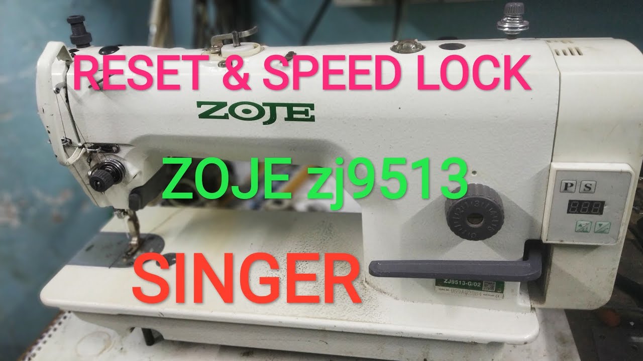 how to reset zoje zj9513 & speed lock program