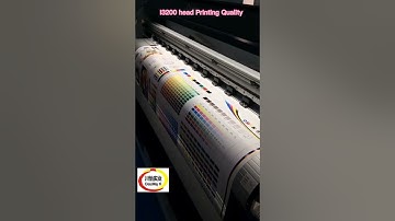 I3200 Head Printer Printing Effects Quality #shorts