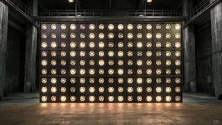 Flashing Lights Stage Realistic Lights Video Footage 4K VJ Loop Background