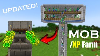 Minecraft Easiest and Most EFFICIENT MOB /XP Farm Tutorial | 1.20.3 Mob Farm