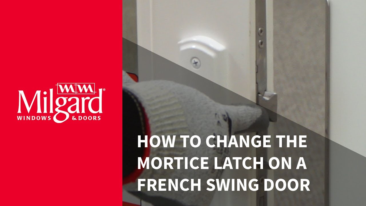How To Change The Mortice Latch On A French Swing Patio Door Youtube