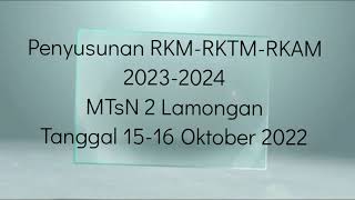 Evaluasi Diri Madrasah EDM dan Penyusunan RKM-RKTM-RKAM 2022-2023