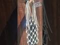 Macrame rhinestone mobile bag | sparking bag | wedding purse phone bag #bohobag #diybag #blingbag