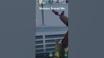 That molotov scared me a little bit ngl #cs2 #csgo #ace #shorts #short