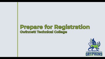 Prepare to Register for Classes
