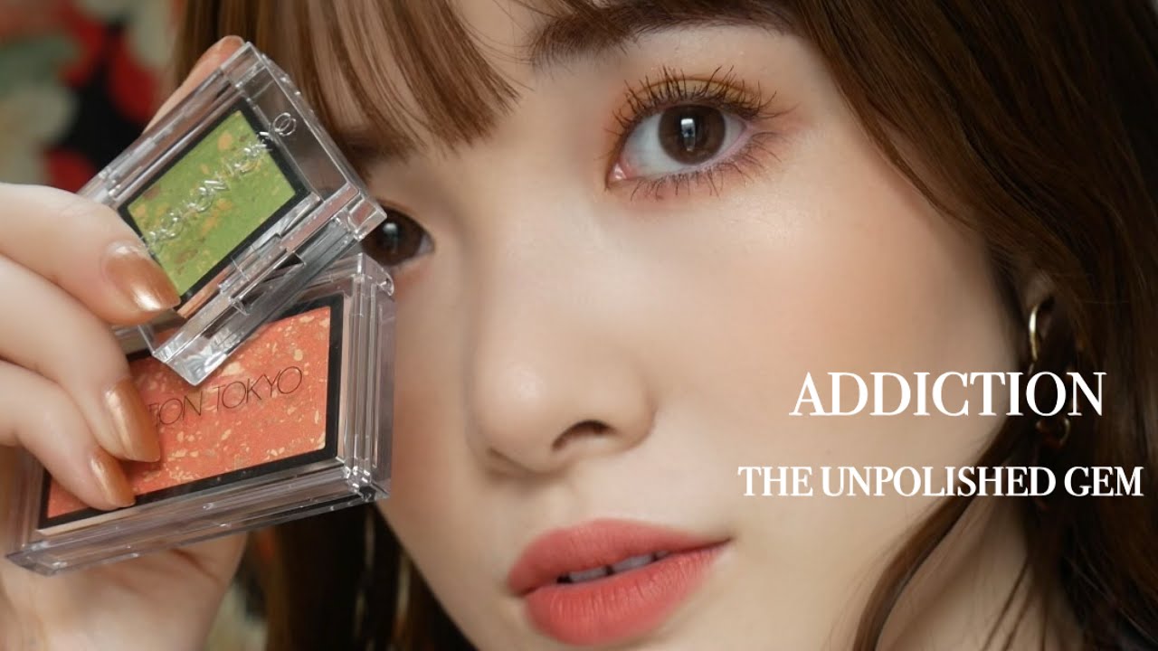 【ADDICTION新作】模様も可愛すぎる！グリーン×オレンジメイク💚🧡