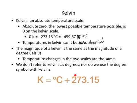 formulas for temperature conversion